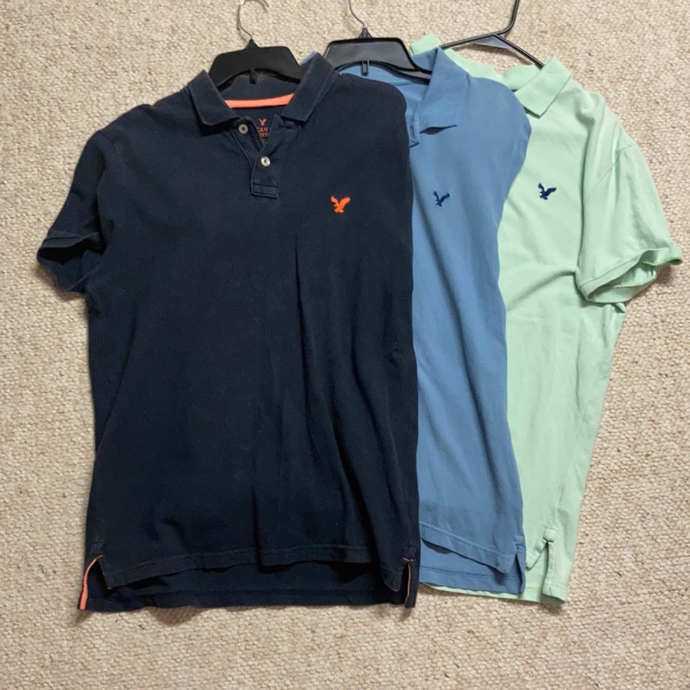 3 American Eagle Polo